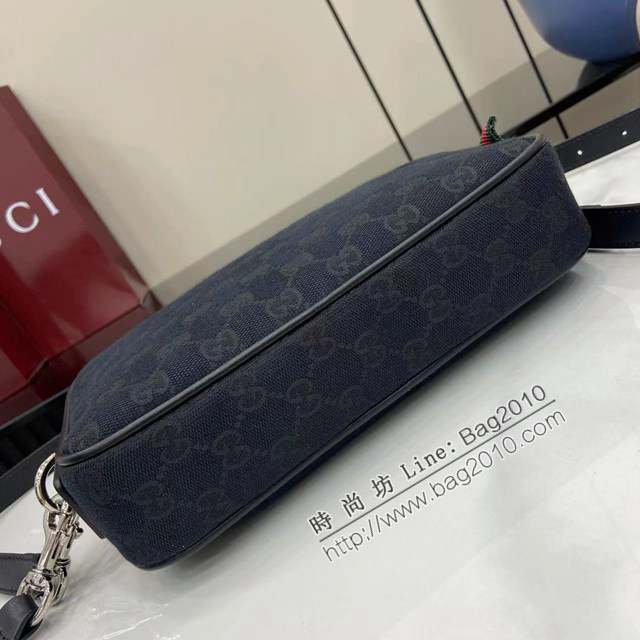 Gucci專櫃古馳最新款小號男士單肩斜挎包 jh2953型號：834802